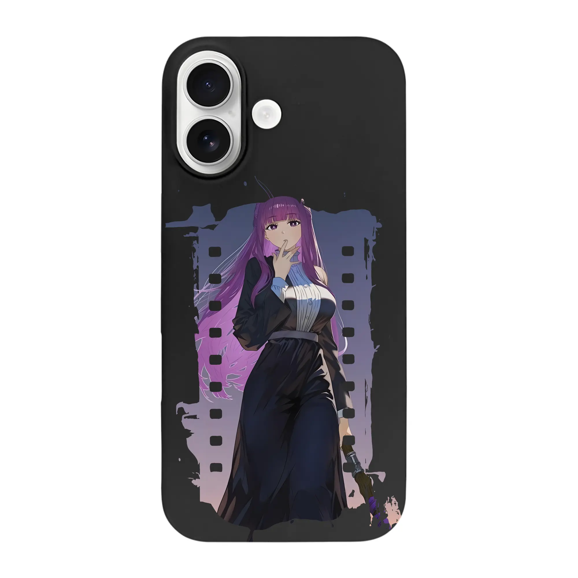 葬送のフリーレン（Frieren） グッズ,フェルン（Fern） - iPhone 17 シリーズ シリコンケース 薄型 耐衝撃 指紋防止 ソフトタッチカバー 精密フィット 傷防止 保護ケース iPhone 17/17 Air/17 Pro/17 Pro Max 対応